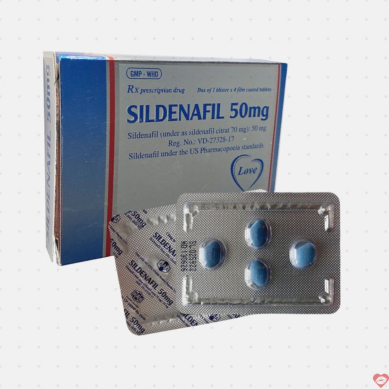 Sildenafil 50mg kéo dài thời gian chống xuất tinh nam 