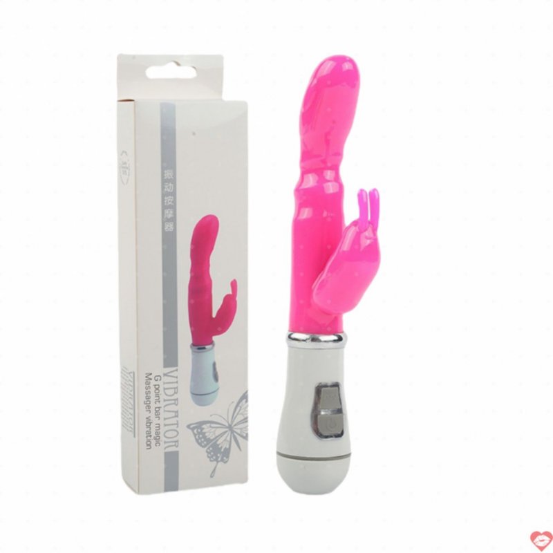 Dương Vật Giả Silicon Rung Mạnh Có Nhánh Massage Điểm G Cho Nữ 