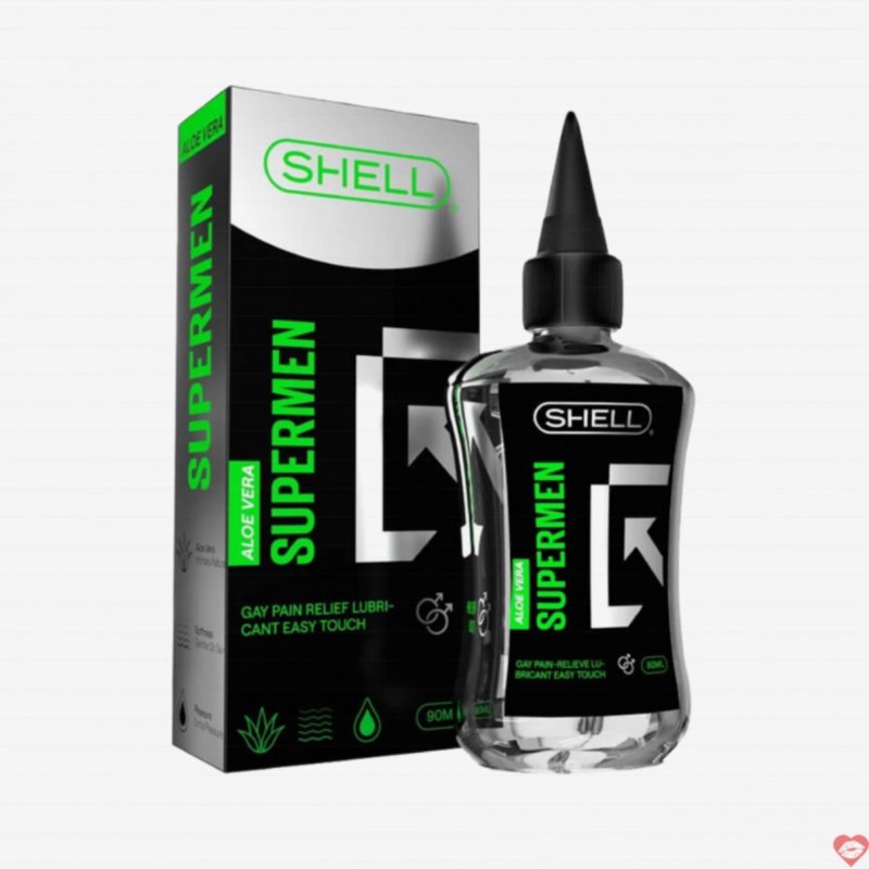 Gel bôi trơn hậu môn lô hội Shell Supermen 90ml an toàn 