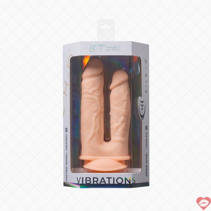 SILEX-D Dildo Kép Rung Double Penetration Mềm 