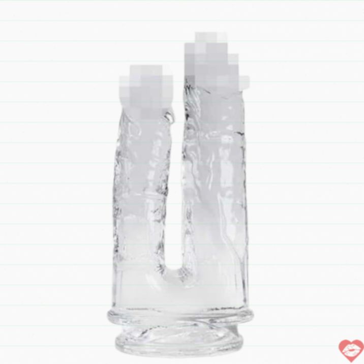 Adrien Lastic Dildo Đôi Imperium Trong Suốt 19cm Đôi Thoáng 