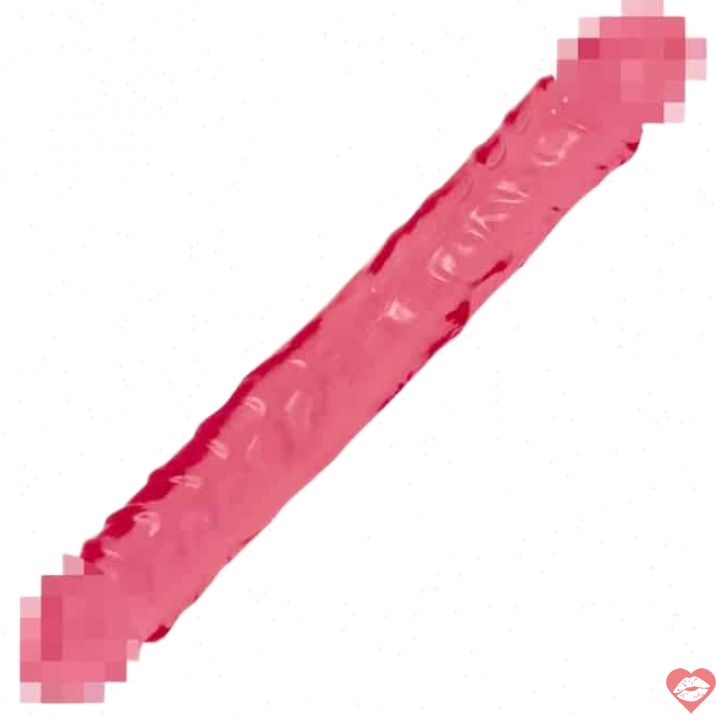 Double Dong Crystal Jellies 30.5cm Hồng Hai Đầu Song Hỷ Đồng Thời 
