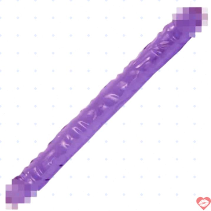 Double Dong Doc Johnson Tím 44.5cm Khoái Cảm Đôi Siêu 