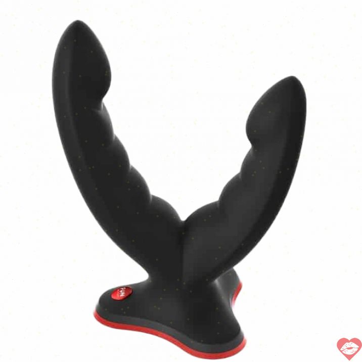 Dildo Đôi Fun Factory Ryde Đen Suction Cao Cấp 