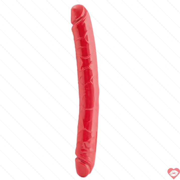 Toyfa Dildo Đôi Đen Đỏ 31cm Lớn 4.2cm Đam Mê 