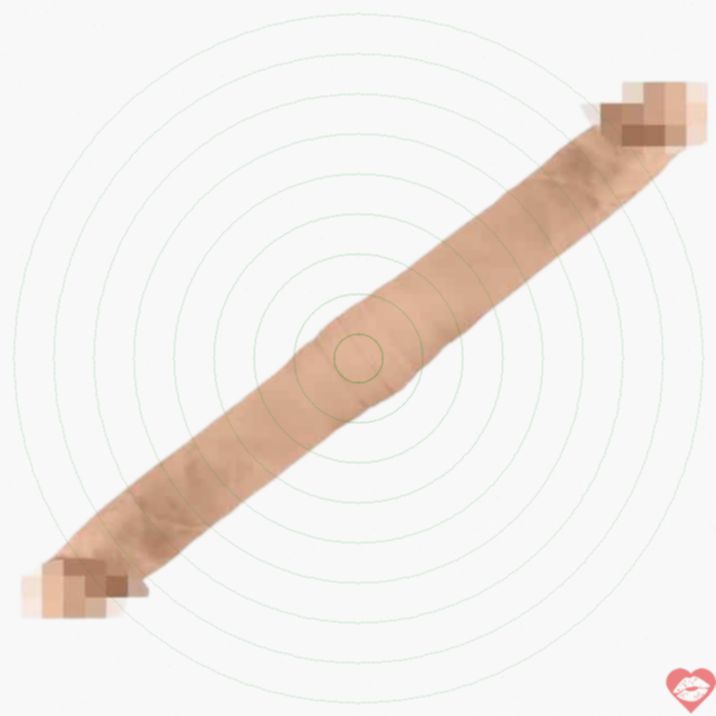 Double Dong Adrien Lastic 38.5cm Hai Đầu Thực Tế Siêu Dài 