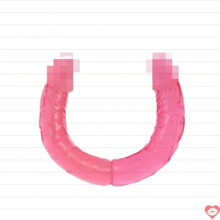 Dong Double 36cm Hồng Uốn Lưỡi Dài Siêu Mạnh 