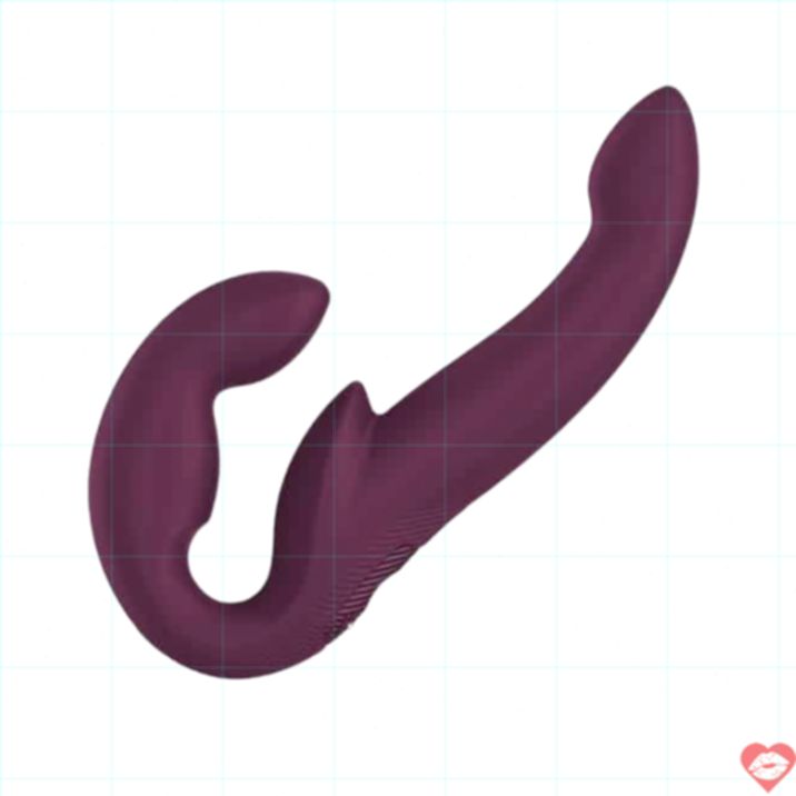Strapon Fun Factory Pro Đỏ Rung Không Dây Đôi Bên Thăng Hoa 