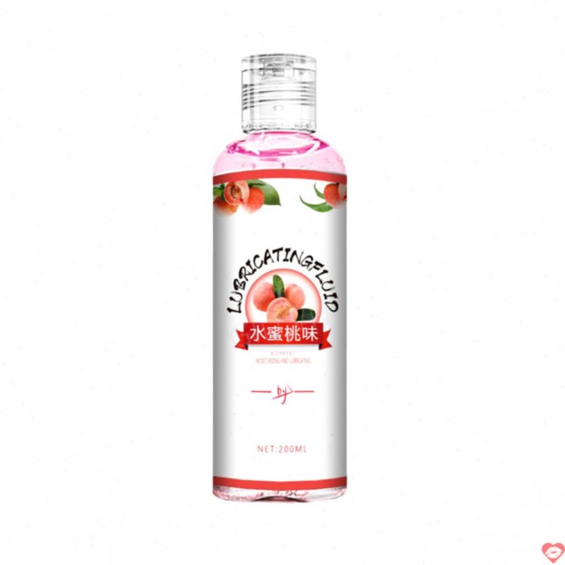 Gel bôi trơn hương đào Boyafei Peach 200ml giữ ẩm quan hệ mượt mà 