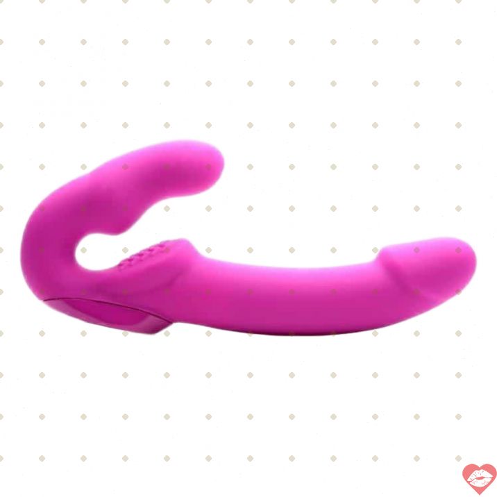 Strap-on XR Evoke Rung Hồng 24.7cm Niềm Vui Đôi 