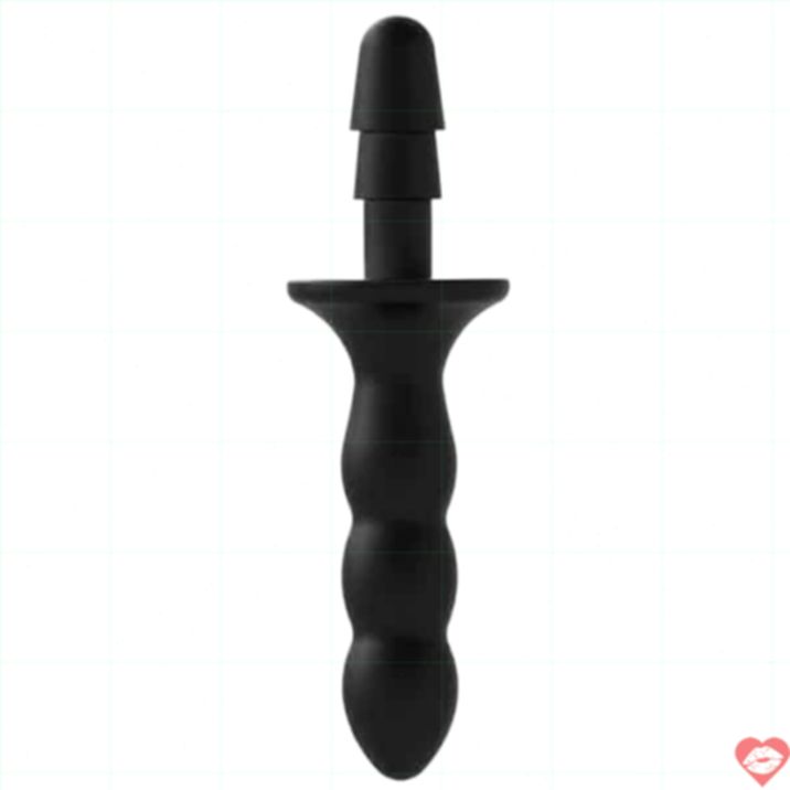 Doc Johnson Vac-U-Lock Tay Cầm Đen Strap-on Chắc 