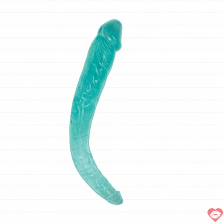 Nasstoys Đai Dương Cụ Đôi 38cm Xanh Mềm Dài Điên Cuồng 