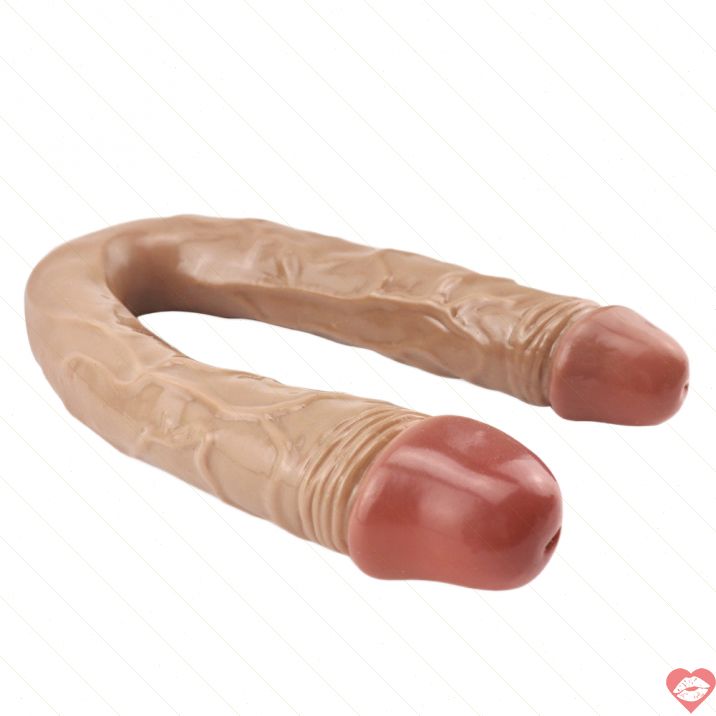 Dildo Đôi PVC 42cm Thực Tế Chân Chất Khổng Lồ Hoang Dã 