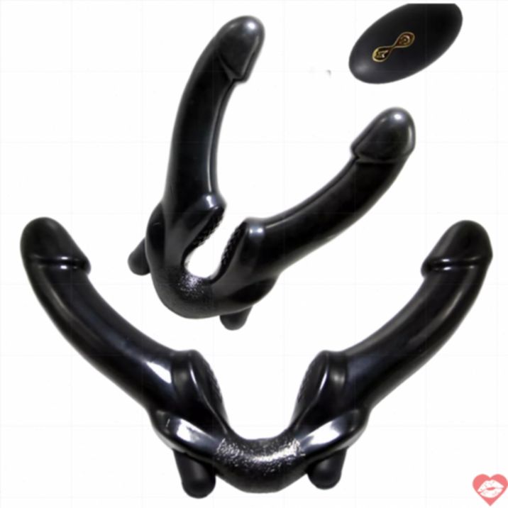Dildo Đôi Rung Remote 10 Tần Đa Năng Thăng Hoa 