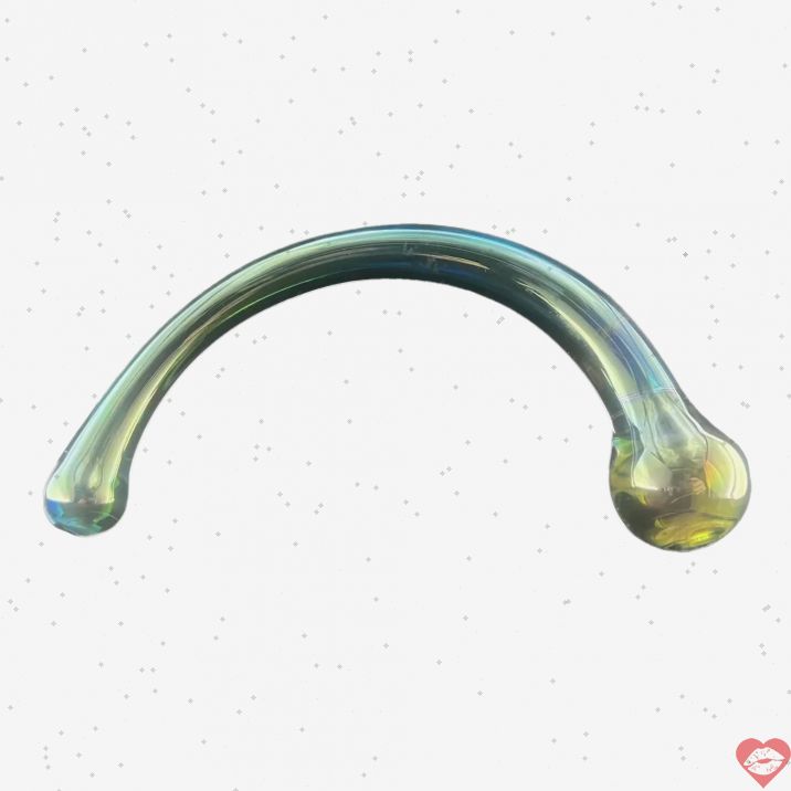 Dildo Thủy Tinh Đa Sắc An Toàn Lung Linh Không Mùi 