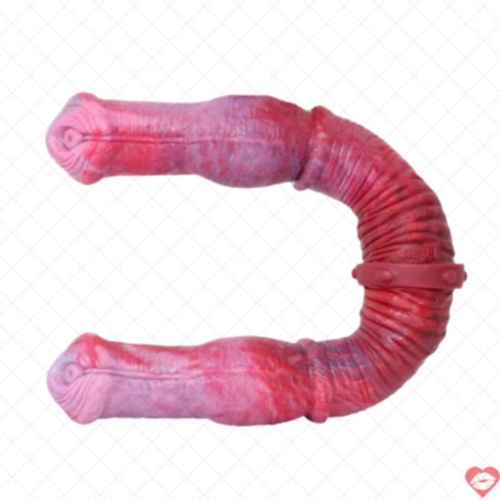 Dildo ngựa đỏ đôi 18