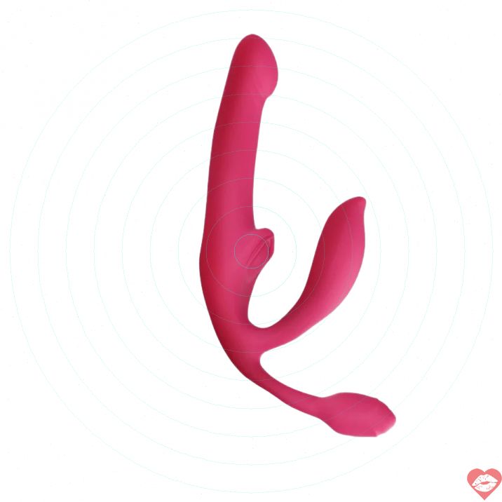 Pink Strapless Dildo Thrust Rung Nở Hút Mãn Nhục 