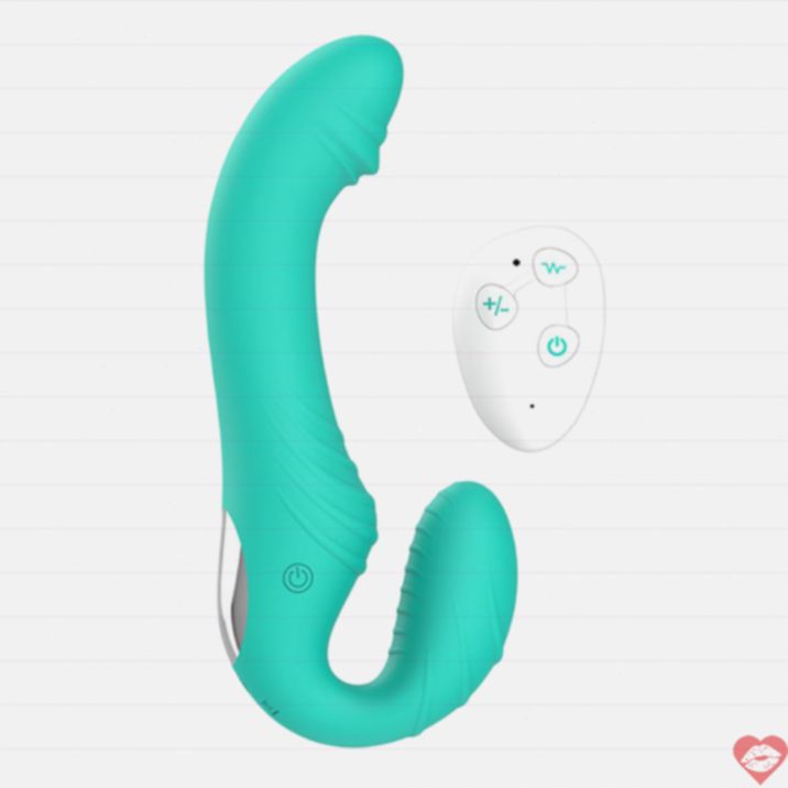 Strapless Strap On Rung Remote 18cm Đa Kích 