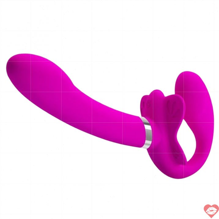 Strapless Double Resonance Dildo Đôi Mềm Vui Lứa 