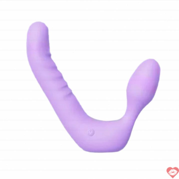 Purple Lesbian Double Shock Strapless Tím Lesbian Siêu Thích 