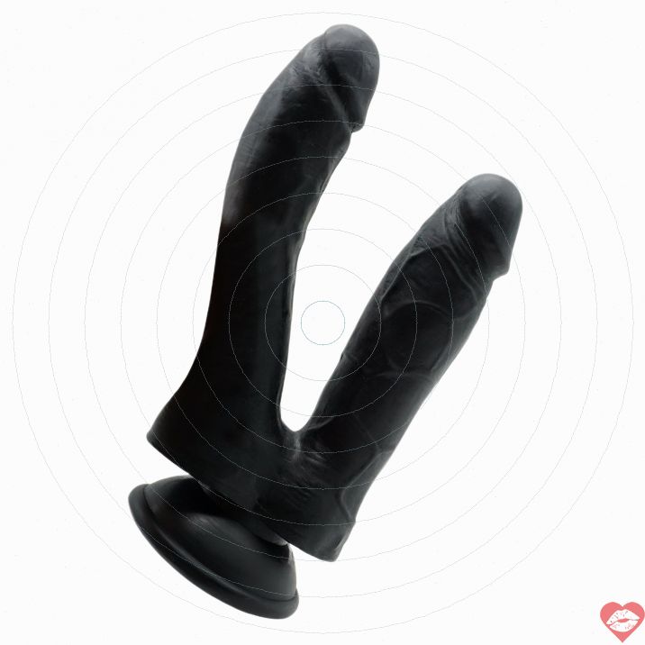 Dương vật kép 17cm đen siêu thực thâm nhập mãnh liệt sướng bùng nổ 