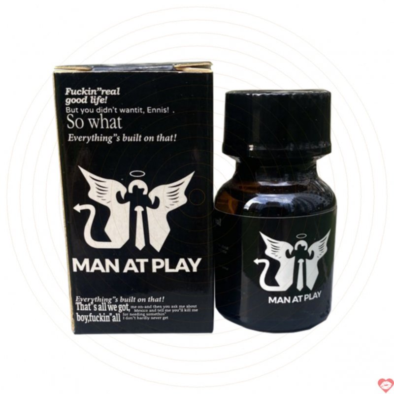 Popper Man At Play đen 10ml chính hãng cho Top Bot cực mạnh 