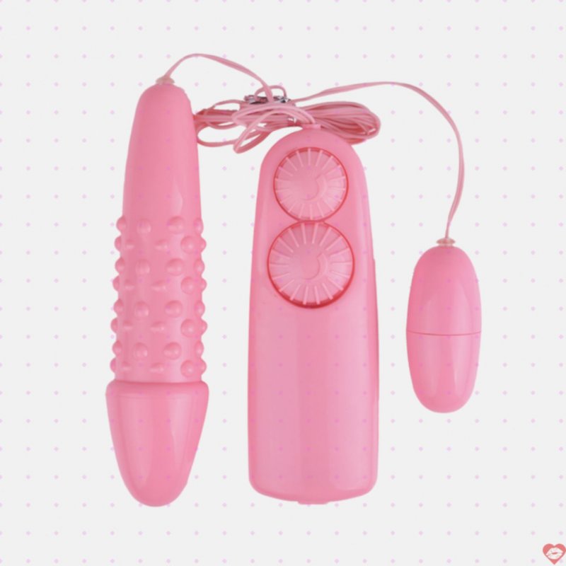 Trứng rung hai đầu gai mini nhỏ gọn giá rẻ 2 đầu điều khiển từ xa 