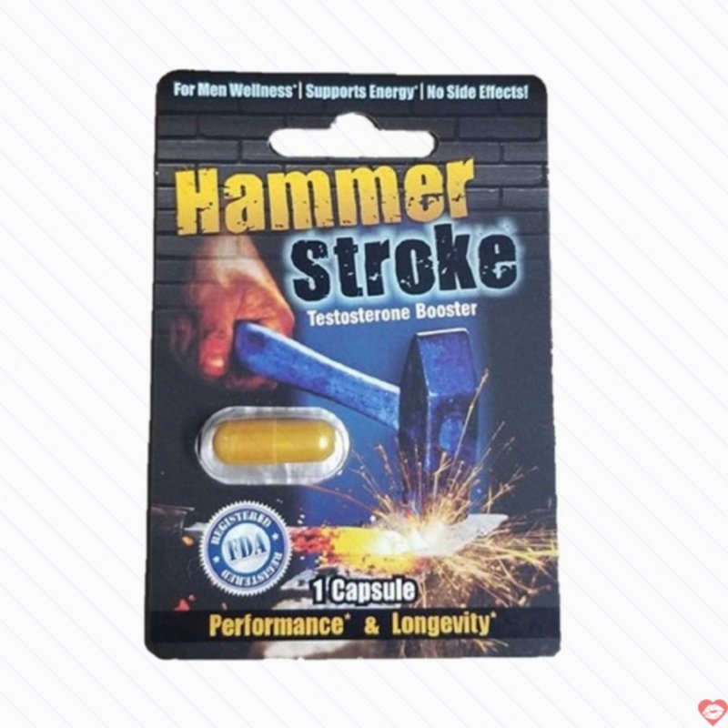 Viên uống Hammer Stroke thảo dược hỗ trợ sinh lý nam Mỹ chính ngạch 