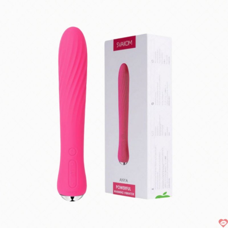 Máy massage Svakom Anya làm ấm kích thích điểm G 6 chế độ rung 26 tần số 
