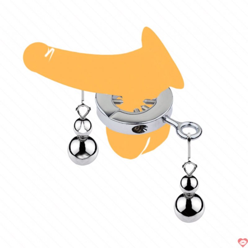 Vòng đeo tinh hoàn bạo dâm kim loại siêu độc kích thích châm chít 