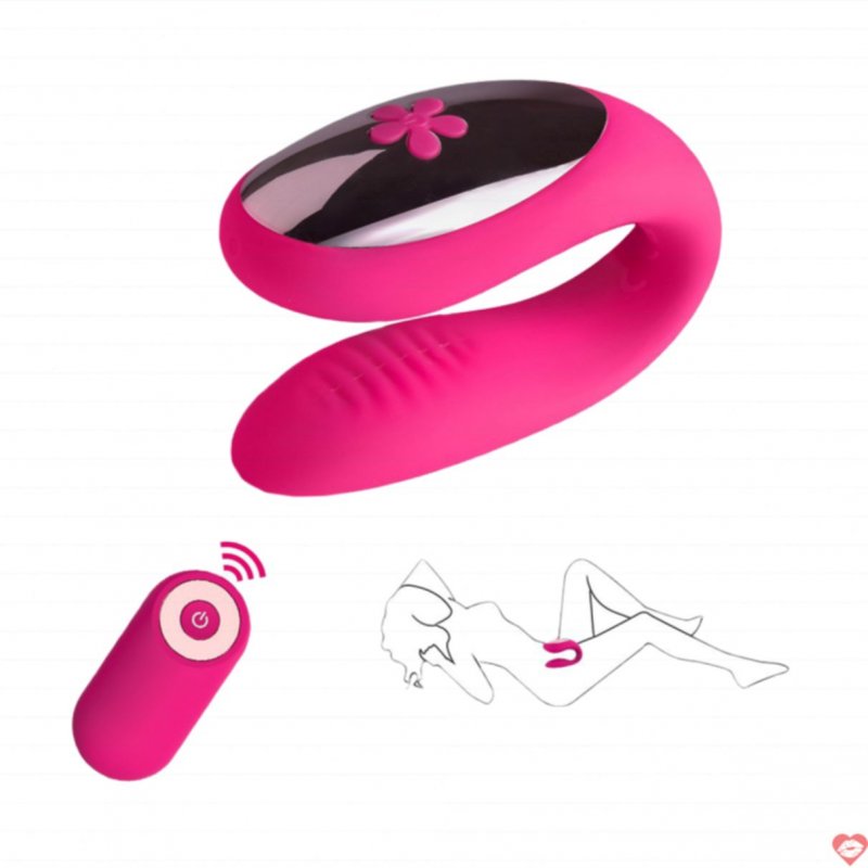 Máy massage âm đạo rung 2 đầu EasyToys điều khiển từ xa 