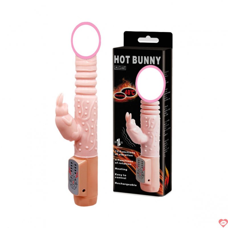 Dương vật giả rung thụt phát nhiệt Baile Hot Bunny kích thích cực khoái nữ 