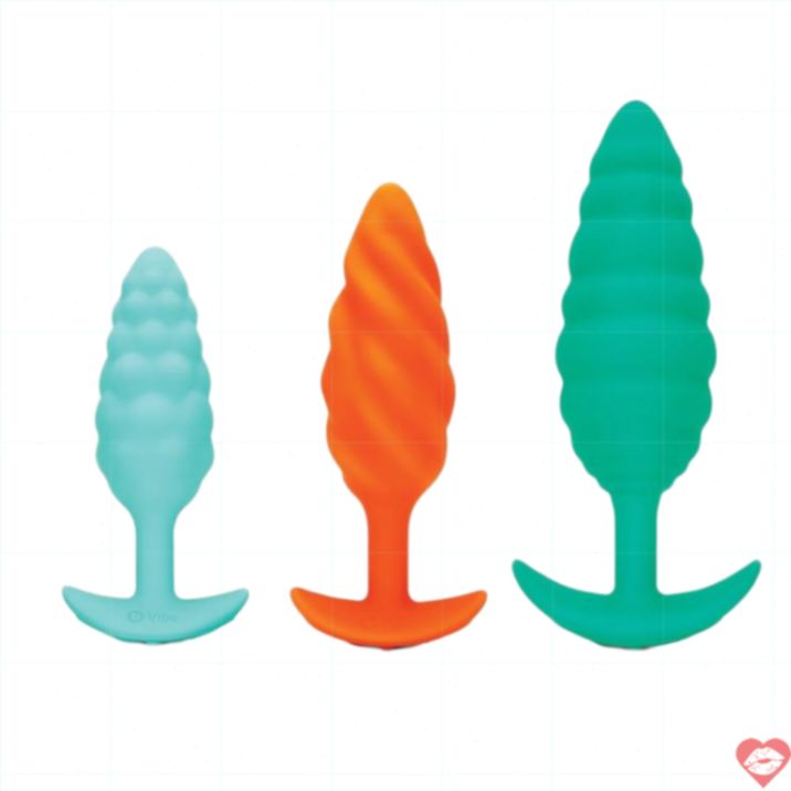 b-Vibe Plugs Gợn Sóng Mông Nhiều Size Cực Cảm 