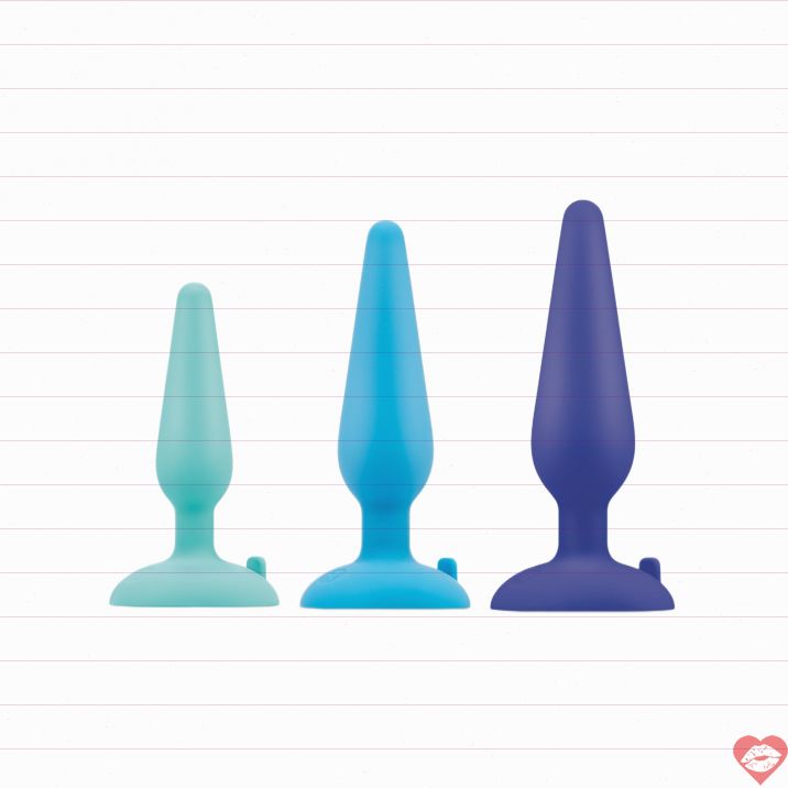 B-Vibe Anal Kit 3 Miếng Beginner An Toàn 
