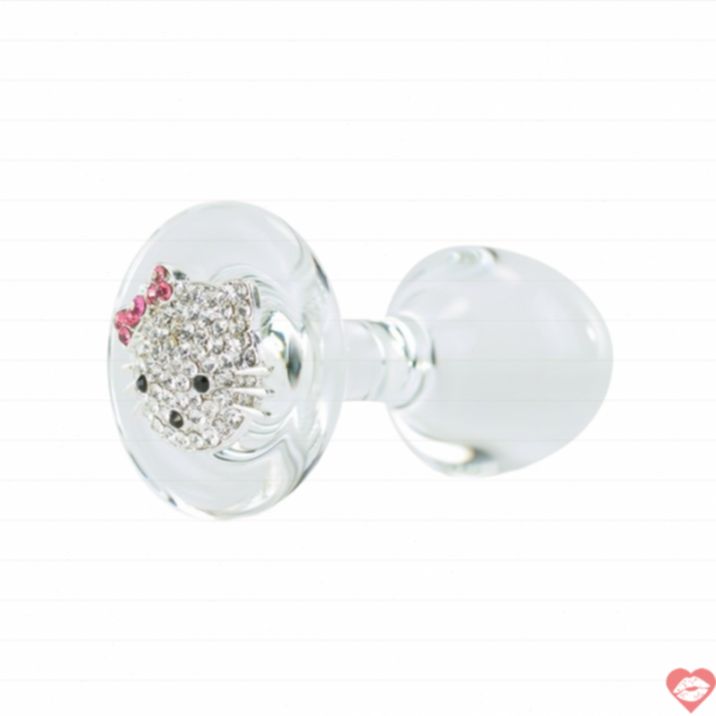 Crystal Delights Plug Tím Nhỏ Lấp Lánh Mềm 