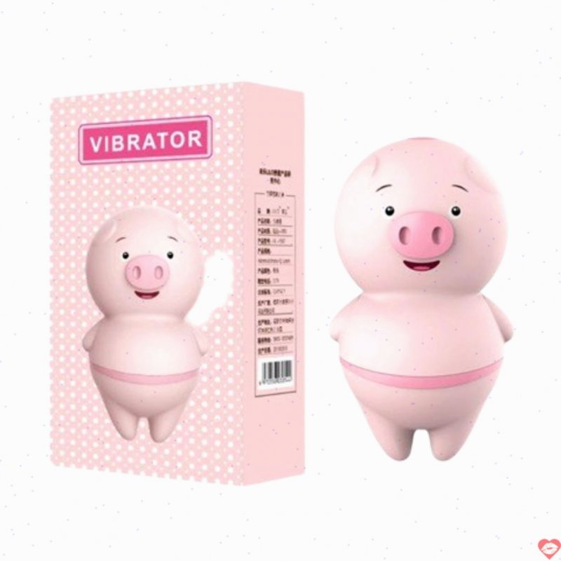Lưỡi liếm ngụy trang heo con Vibrator dễ thương màu hồng độc quyền 
