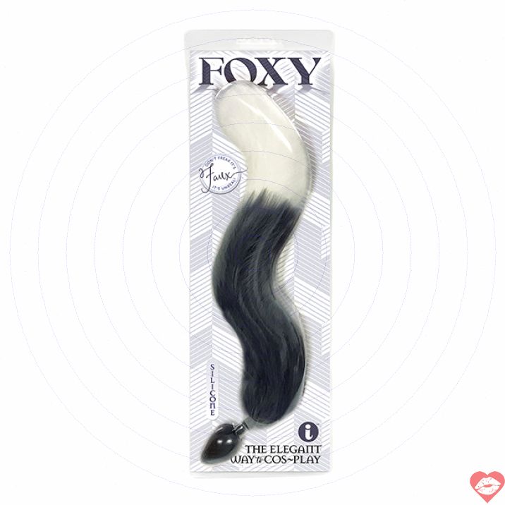 Foxy Fox Tím Gradient Ống Hậu Đuôi Cáo Gợi Cảm Đỉnh 