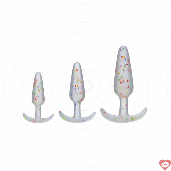 Mood Pride anal trainer cầu vồng 3pcs – Beginner rực rỡ dễ dàng! 