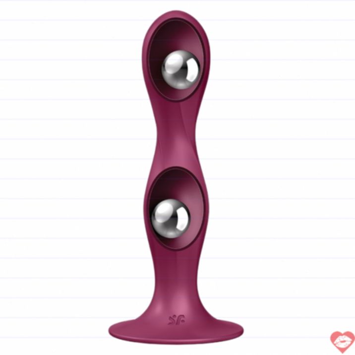Satisfyer Double Ball-r Đầy Đặn Nặng Tay Đỉnh 