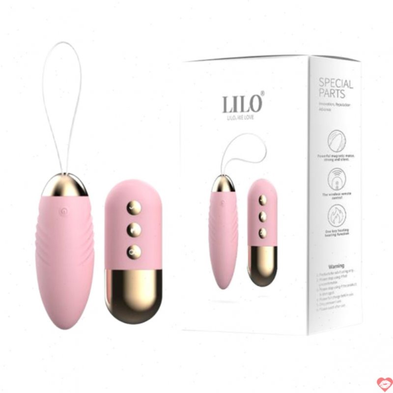 Trứng rung Lilo sưởi ấm không dây điều khiển từ xa sạc USB 