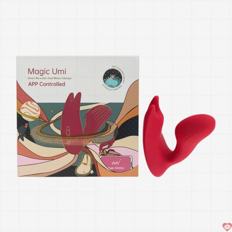 Máy massage Magic Motion Umi đôi động cơ kích thích cả trong và ngoài cô bé 