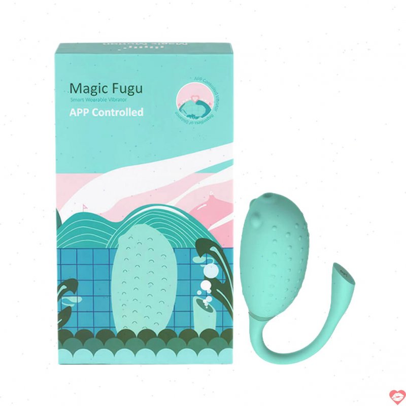 Trứng rung Magic Motion Fugu xanh không dây kết nối bluetooth app 