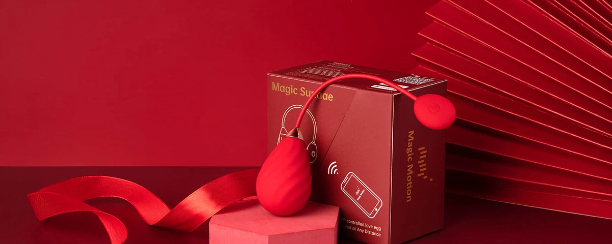 Trứng rung Magic Motion Sundae giọt nước điều khiển app Bluetooth nhỏ gọn