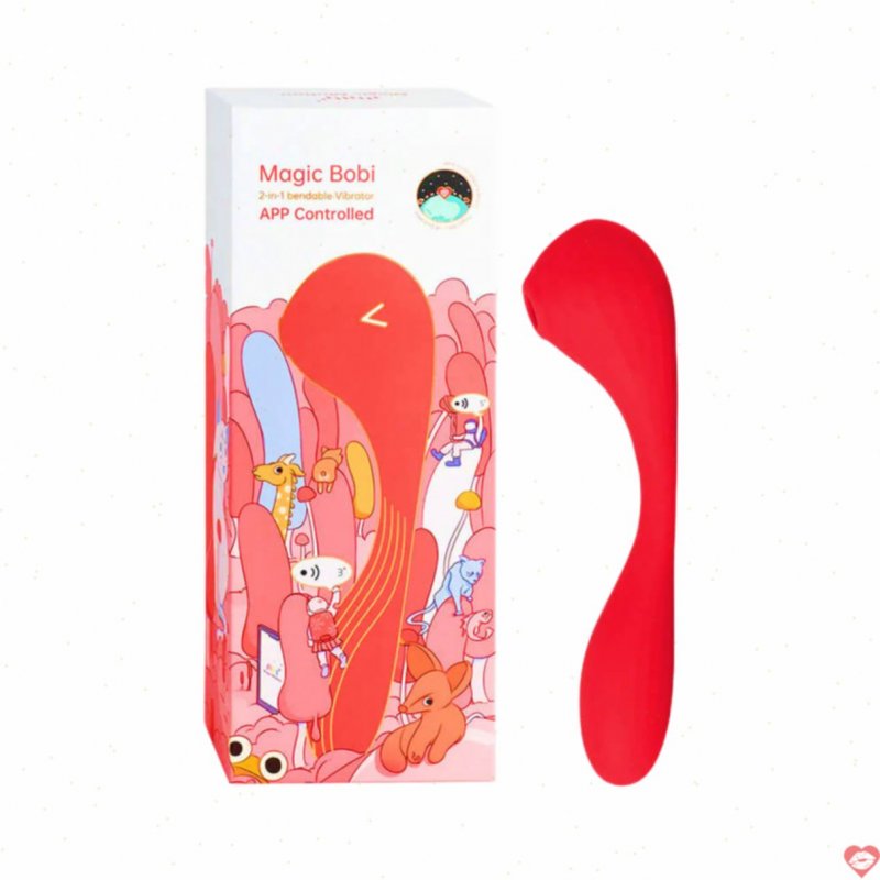 Máy massage Magic Motion Bobi đỏ điều khiển app 10 chế độ 