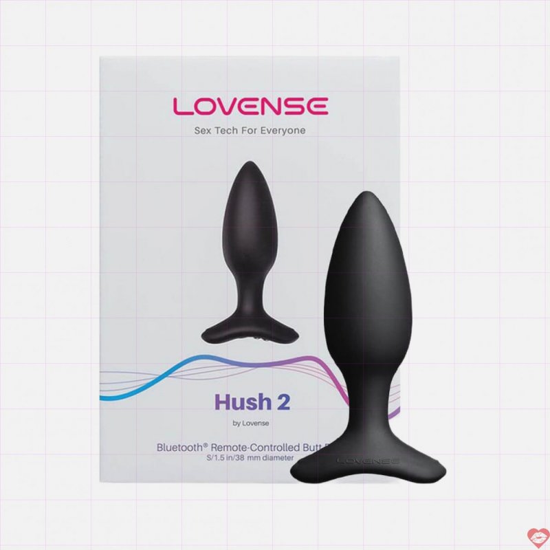 Trứng rung hậu môn Lovense Hush 2 điều khiển bluetooth cho gay 