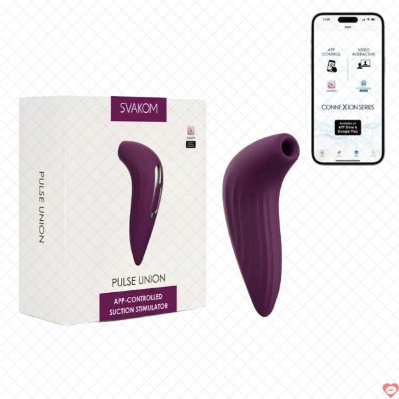 Máy massage tình dục Svakom Pulse Union điều khiển app bú hút điểm G 