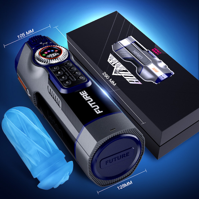 Âm đạo giả Leten Future 708 rung thụt sưởi ấm đa năng