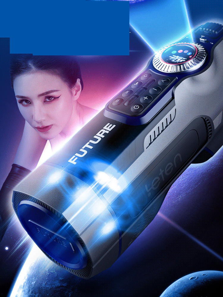Âm đạo giả Leten Future 708 rung thụt sưởi ấm đa năng