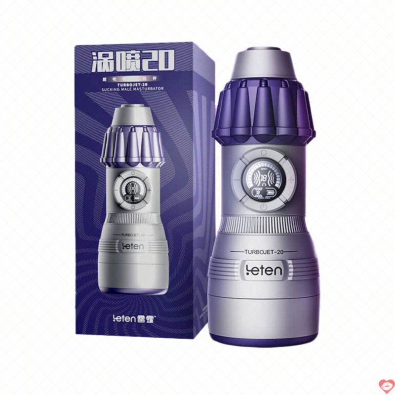 Âm đạo giả Leten Turbojet 20 rung hút tự động sang trọng 