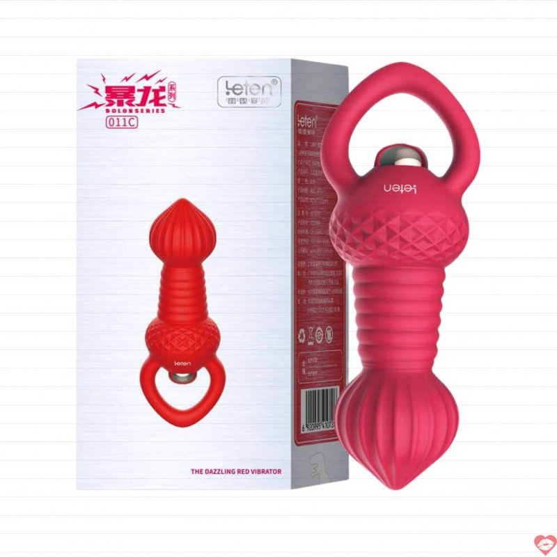 Que rung hậu môn Leten đỏ Dazzling Red 3 chế độ kích thích 